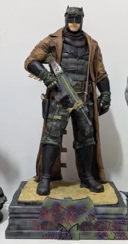 Batman Knightmare estátua colecionável 1/6 impressão 3D tipo iron studios e sideshow actio