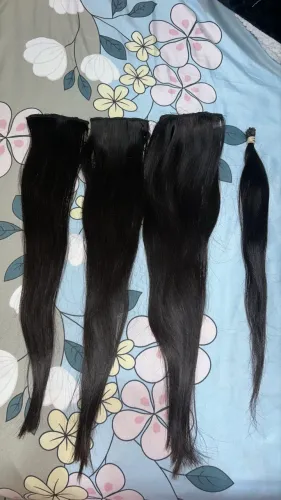 Mega hair, cabelo humano.