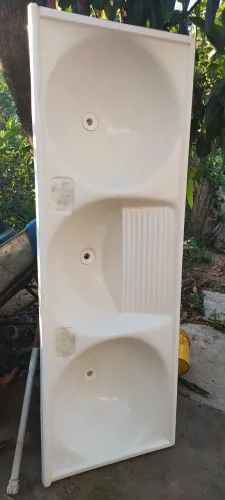 Pia de lavar roupa 3 cubas