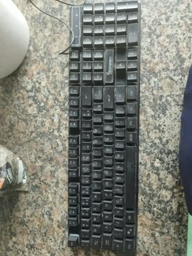 Teclado 3Green LED RGB usado
