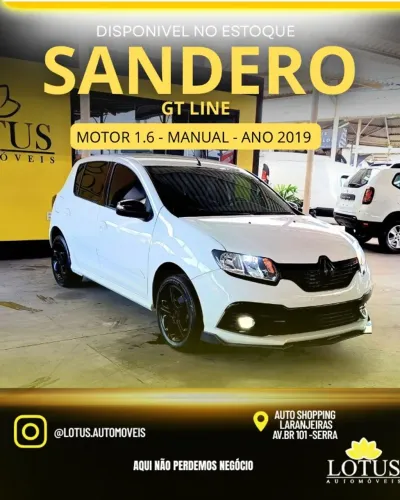 Renault Sandero GT Line Flex 1.6 16V 5P 2019