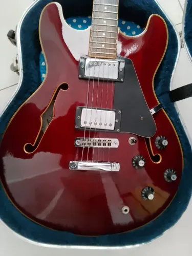 Guitarra Ária Pro 2 TA 40 Hollow Body Anos 80 P/ Colecinonador Maravilhosa.