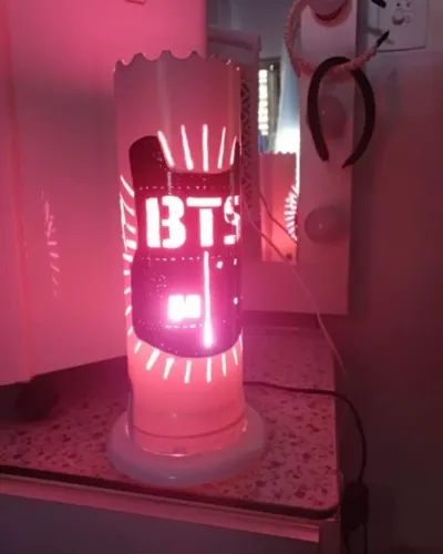 Abajur artesanal Bts