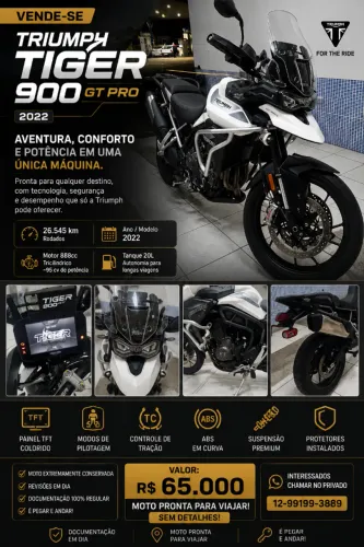 Moto impecável