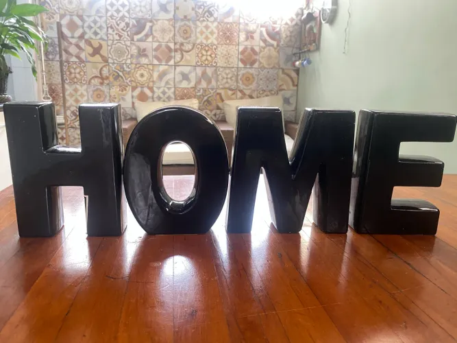 Letras decorativas - HOME