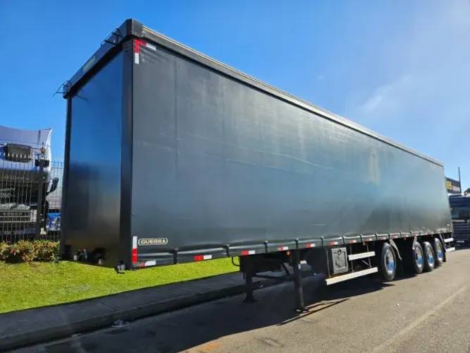 Carreta Sider 4 Eixo Guerra Ano 25 30 plts 15.40 x 2.80 pneus e rodas alumínio