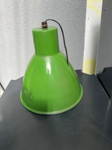 Luminária em ágata verde