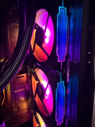 Kit 3 Cooler Fan ARGB 120mm Revenger Maximus Espelho Infinito + Controladora e Controle