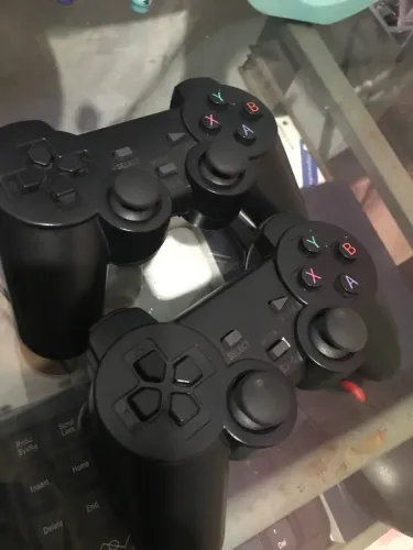 2 controles joysticks funcionando