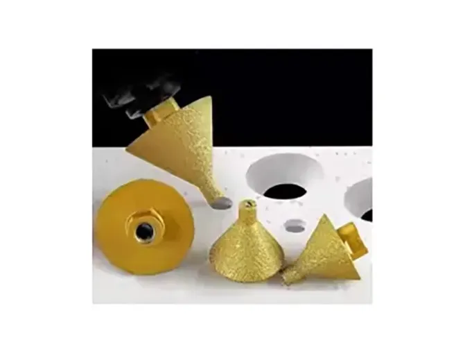 Broca Cônica Diamantada Chanfro, Rosca M14, Multifuncional Pedra, Buraco Perfuração 