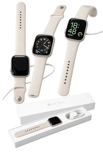 Apple Watch Series 7 GPS 45mm Cinza - 96% de Bateria | Com Caixa