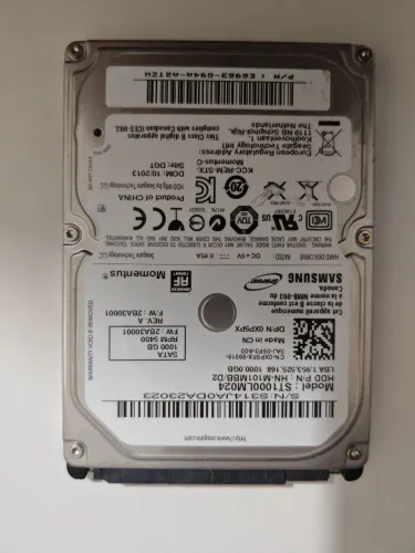 HD Notebook Samsung/Seagate 1TB SATA 2.5" ST1000LM024
