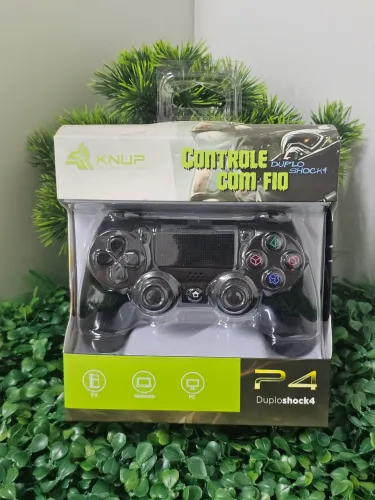 Controle PS4/PC com fio USB.