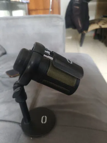 Microfone Gamer Condensador Preto