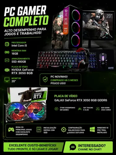 Computador Gamer PC Gamer