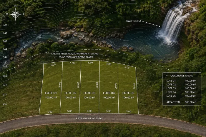 Terreno em Paraty Próx. Cachoeira | Entrada 10 Mil