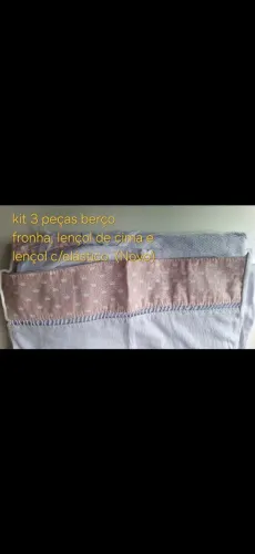 Kit de 3 peças de berço