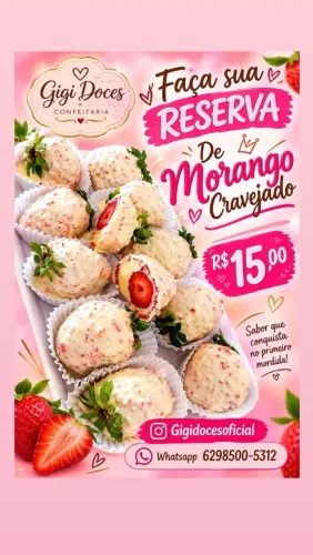 Morango cravejado