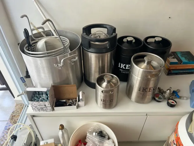 Kit post mix e barril ikeg