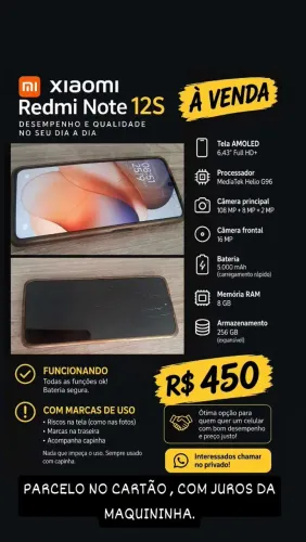 Xiaomi redmi note 12s