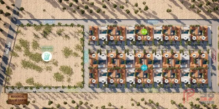 Terreno à venda, 450 m² por R$ 110.000,00 - Povoado Ribeiro - Santo Amaro do Ma