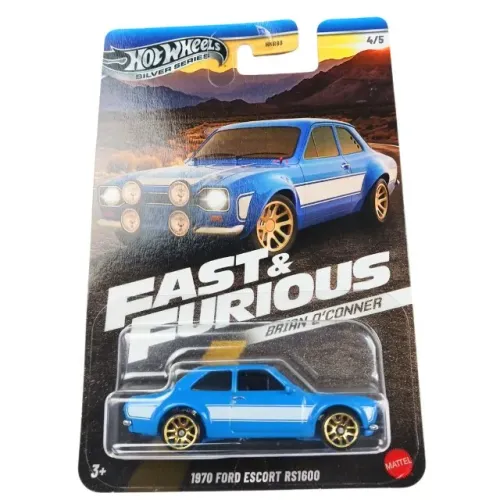 Hot Wheels Premium Fast & Furious Ford Escort RS1600 1970 Brian O?Conner 1:64 Carrinho Col