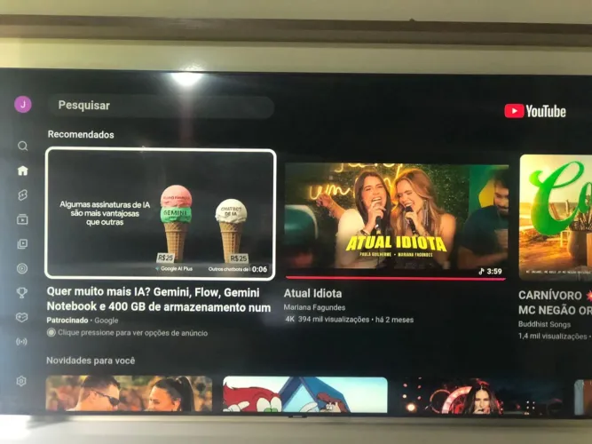 Tv Samsung nova