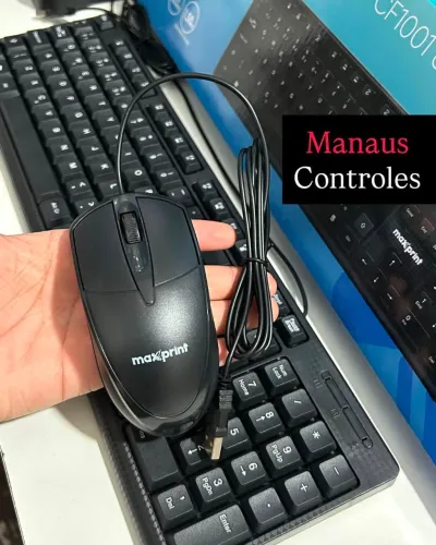 Teclado e Mouse Com fio para Computador R$70,00#