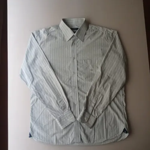 Camisa social masculina - brooksfield original - algodão pima listrada - tam 4 (g)