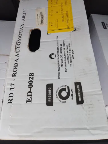 Rodas de ferro aro 17 da Tracker 