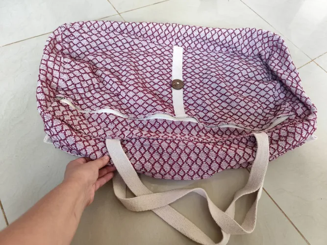 Bolsa Artesanal de Viagem Borda a Mão