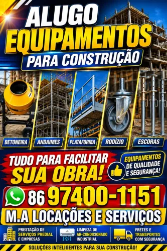 ANDAIMES PARA SUA CONSTRUÇÃO