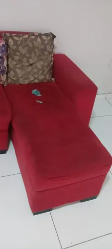SOFA VERMELHO USADO
