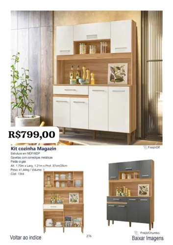 Armário Kit Magazine