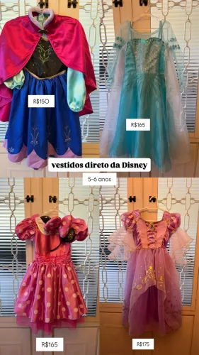 Vestido princesa Disney