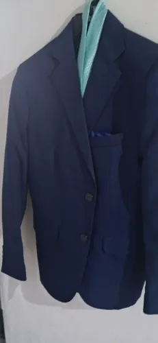 Terno Azul Social Masculino, Usei Apenas 1 Vez, Estado de Novo 