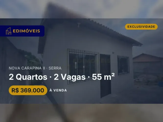 Seu novo lar espera por você em Nova Carapina II, venha conferir!