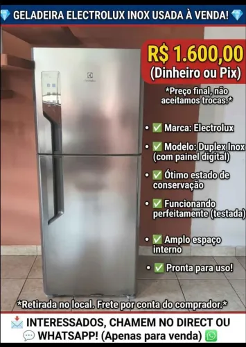 Geladeira Eletrolux 431 litros 