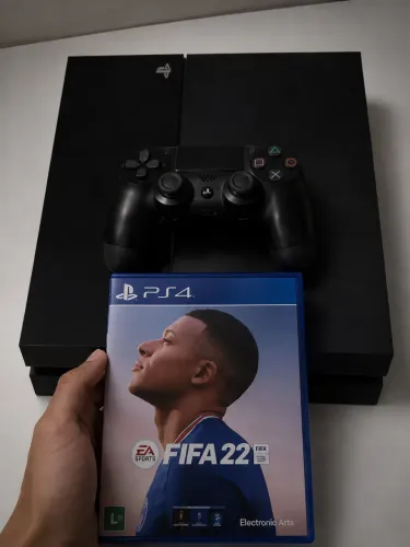 PS4 Fat | Controle + Fifa 22