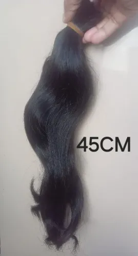 Cabelo humano 45 centímetros 