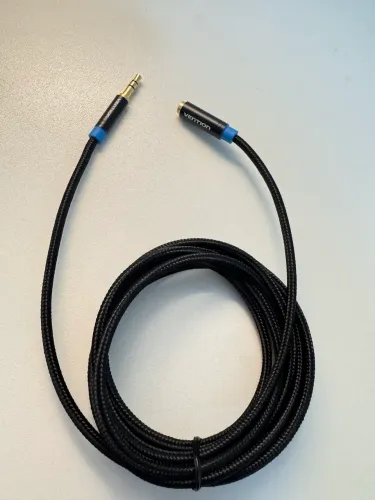 Cabo P2 stereo Macho Femea VENTION 2 metros