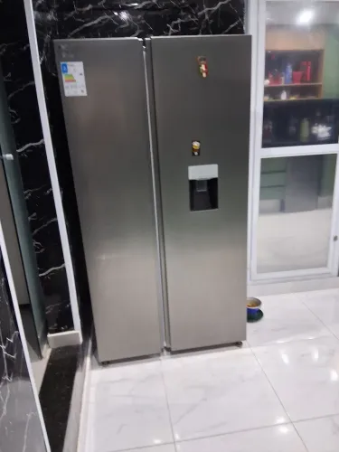 Geladeira com freezer inverter Philco PRF535ID con capacidad de 434L -cinza