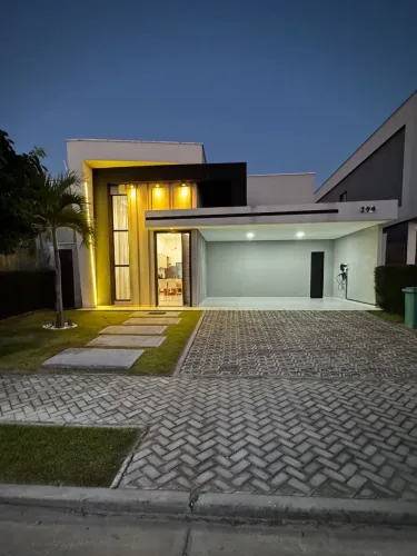 LINDA CASA PLANA NA CIDADE ALPHAVILLE CEARÁ | TERRAS ALPHAVILLE 3, preço abaixo do valor