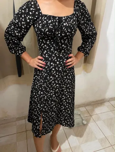 Vestido florido midi 