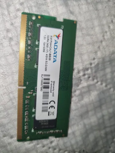 Memória RAM Notebook ADATA 4GB DDR4 2400MHz