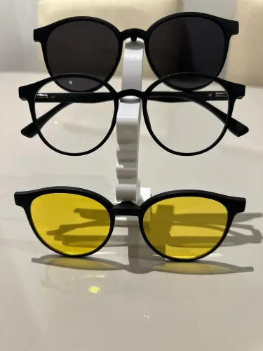 Óculos Premium 3 em 1 (3 lentes) - Novo
