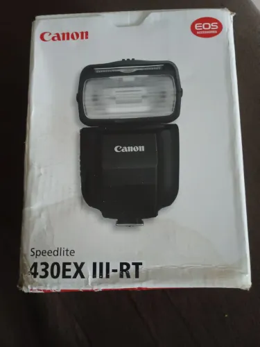 Flash Canon 430-EXlll RT novo na caixa 
