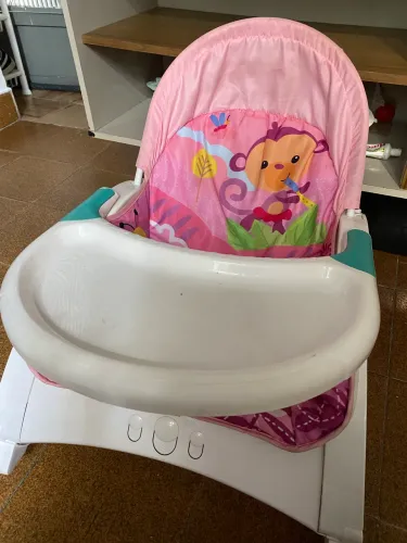 Cadeirinha vibratória 3x1 rosa 