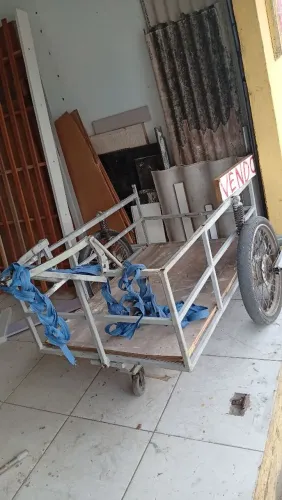 CARRO FERRO COM AMORTECEDOR SERVE CATA RECICLADO OU CARREGA MERCADORIA ZAPI 75.99200.5484