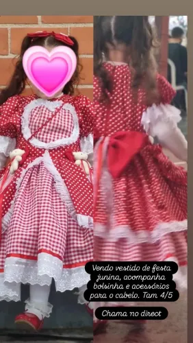 Vestido luxo festa junina 